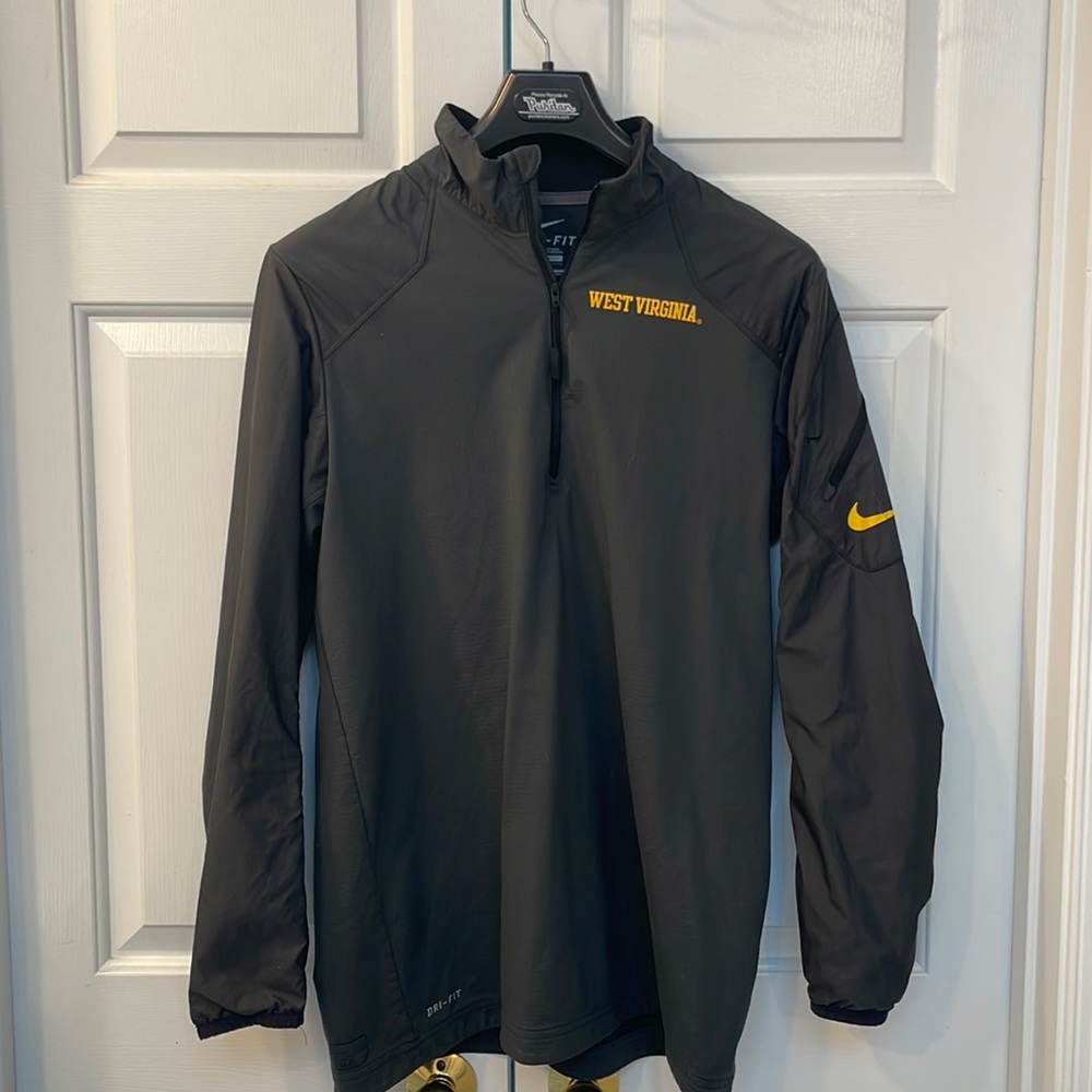 Nike Dri-Fit Quarter 1/4 Zip Jacket, WVU